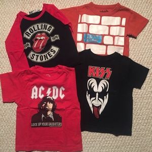 Band T-Shirts - Set of 4